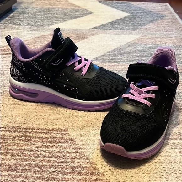 Other - Kids Black and Purple Sneakers
